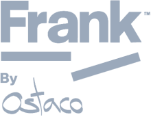 Frank by Ostaco medium logo in grey