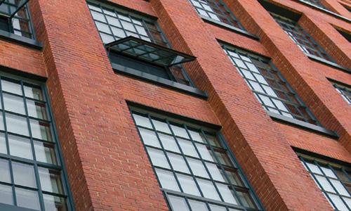 Steel Window Example closeup Steel Window Example closeup